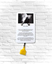 Image 3 of TAG KEYCHAIN - BLACK STRING