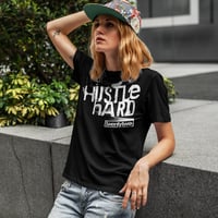 Image 3 of hustle hard tee