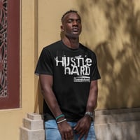 Image 2 of hustle hard tee