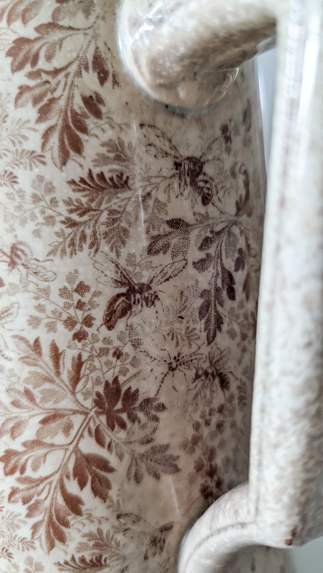 Pichet faïence Sarguemines