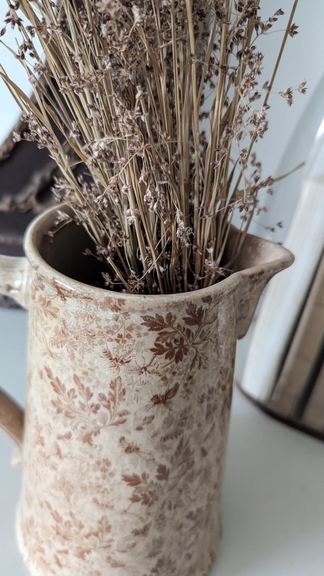 Pichet faïence Sarguemines