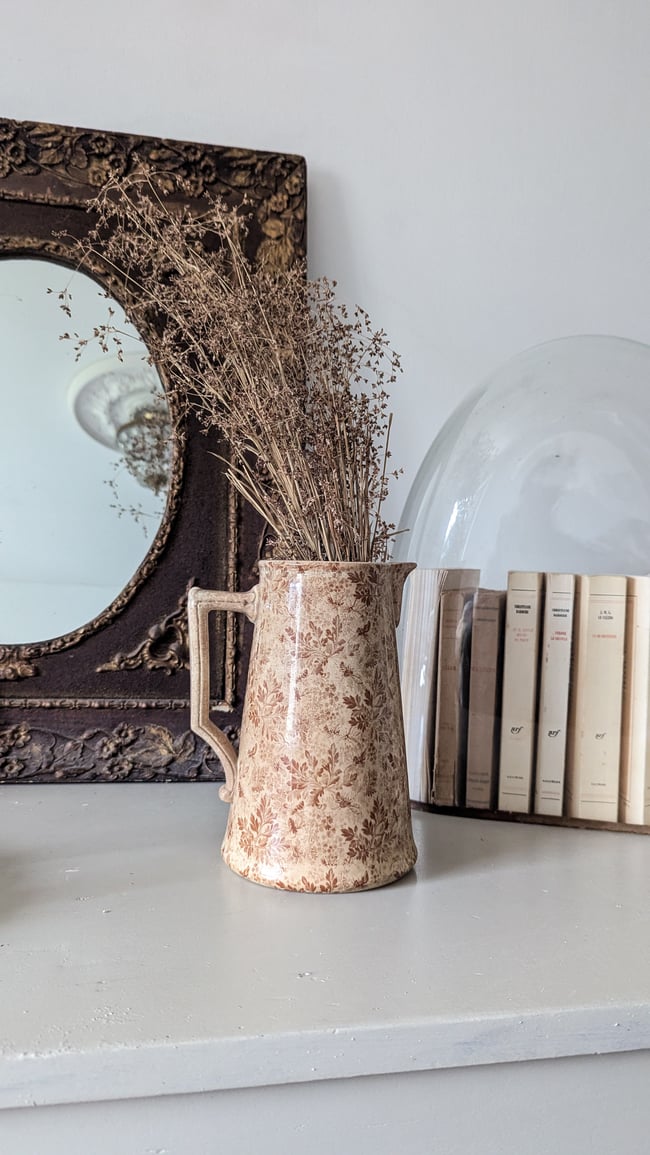 Pichet faïence Sarguemines