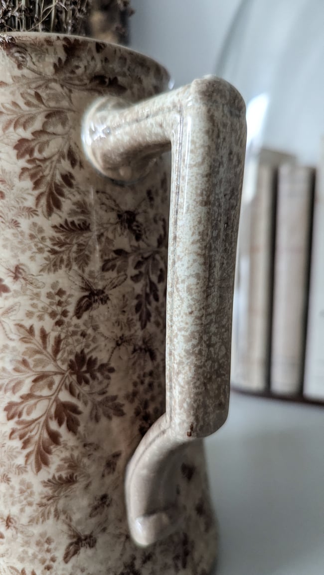 Pichet faïence Sarguemines