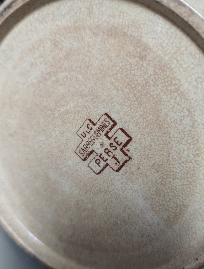 Pichet faïence Sarguemines