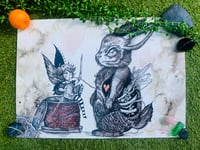 Image 1 of Inkwork Rabbits - Fine Art Prints