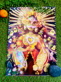 Image 3 of Day of the Dead Queen Fine Art Print - Limited Edition