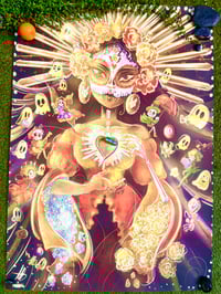Image 2 of Day of the Dead Queen Fine Art Print - Limited Edition