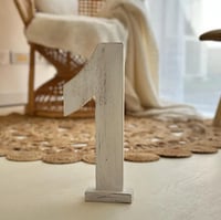 Image 2 of Vintage white digits 30cm high