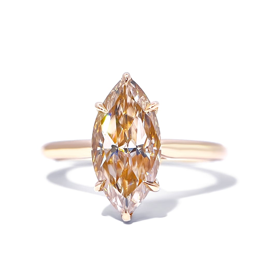 Image of Lab Grown Diamond ring - The Cecile