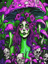 Mushroom Goddess A3 Print 