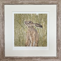 Image 2 of HARVEST HARE HAND SIGNED ART PRINT