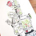 Inktober 2024 : #14 Roam