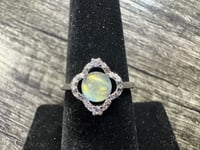 Image 1 of Flashy Moonstone Ring