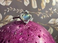 Image 2 of Flashy Moonstone Ring