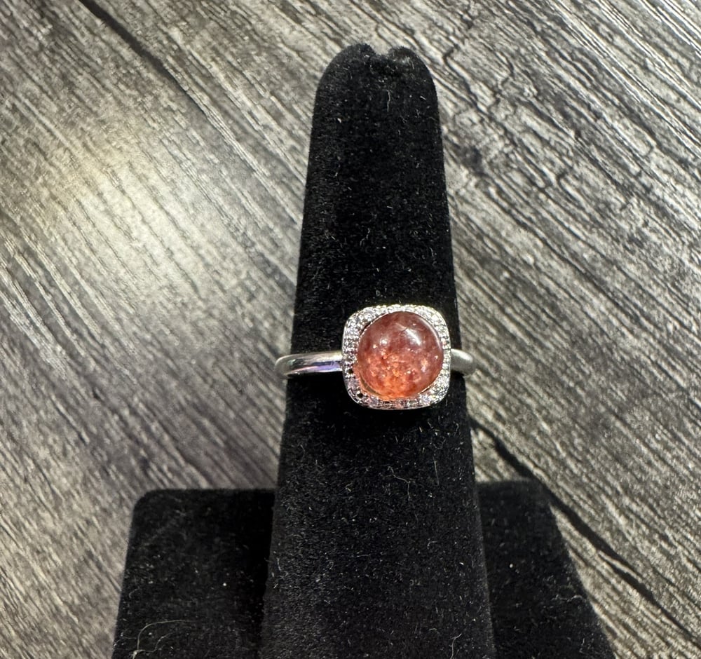 Image of Strawberry Quartz Ring 