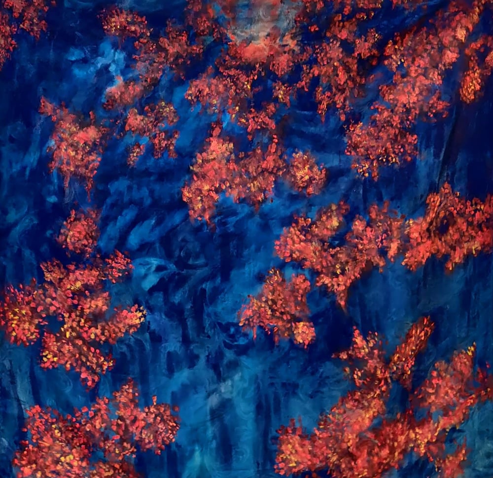 Image of NOESIS cloth tapestry 5 ft wide x 4 ft long