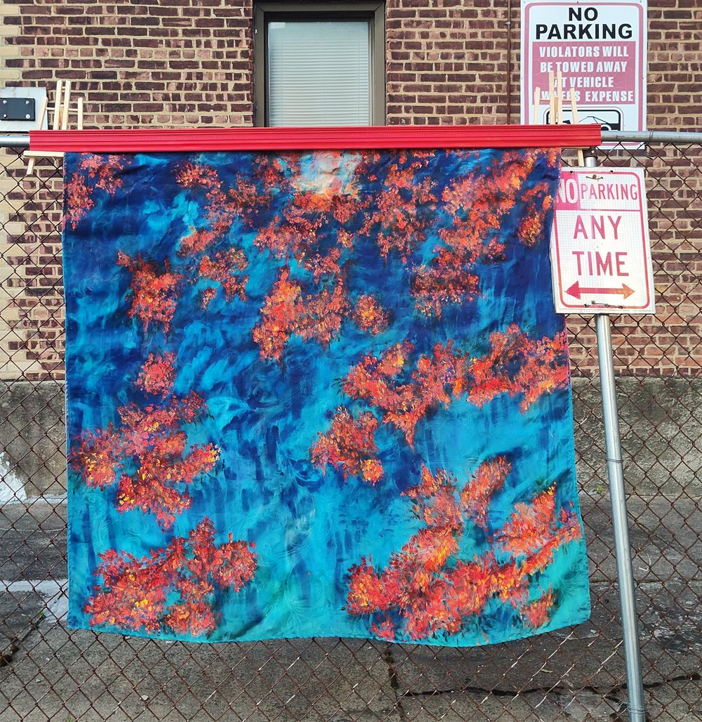 Image of NOESIS cloth tapestry 5 ft wide x 4 ft long