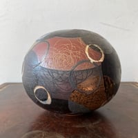 Image 2 of varicolored round vase