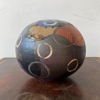 Image 3 of varicolored round vase