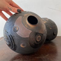 Image 4 of gold dot round vases
