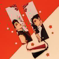 Image 1 of Bookmark - Marcin & Min Foxes 