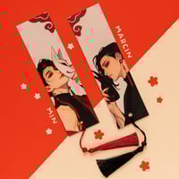 Image 2 of Bookmark - Marcin & Min Foxes 