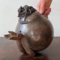 Image 1 of sculptural teapot