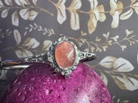 Image 1 of Elegant Strawberry Quartz Bracelet