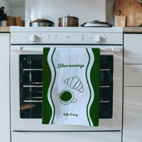 Image 1 of Slow Mornings Tea Towel