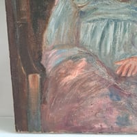 Image 5 of Wonderful Distressed Oil Portrait 