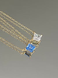 Unique - Coloured Gemstone Pendant Necklace 