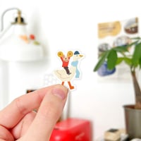 Image 2 of Duck And Mouse Vinyl STICKER