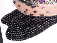 Image 7 of A3 Navy Peony rhinestone chocolate crown