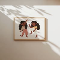 Image 2 of Dancing Twins PRINT