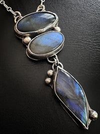 Image 2 of Labradorite Trio Necklace