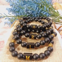 Image 6 of Men Letter Bracelets