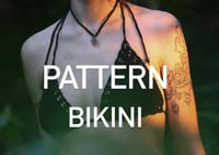 PATTERN bikini - solo pezzo sopra