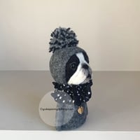 Image 2 of Valentine's Boston Ornament - Dark Grey Srar