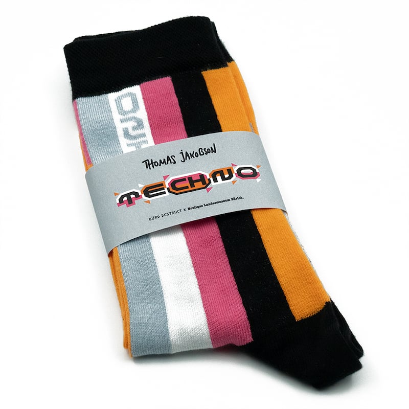 Image of Thomas Jakobson - Büro Destruct x Boutique Landesmuseum: Techno Stripes Socks