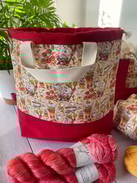 Image 5 of Commande réservée Anne F : Sac à projets taille L : Petites souris au potager