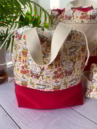 Image 2 of Sac à Projets taille M, poche avant : Petites souris au potager