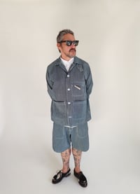 Image 9 of Simple Stripe Denim Chore