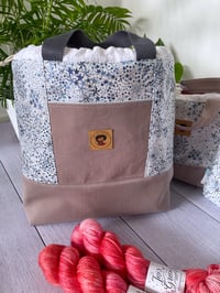 Image 1 of Grand sac à projet taille L: Liberty Adeladja bleu