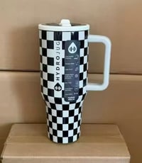 Image 5 of Hydrojug™️ X Aubrie LIMITED EDITION - AUBRIE CHECKERBOARD | 32oz/40oz