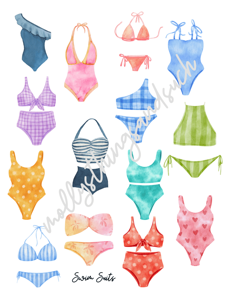 Image of Swimsuits Art Print