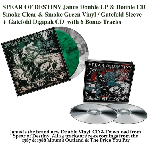 SPEAR OF DESTINY Janus Double CD & Double Vinyl 