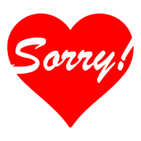 Image 1 of Sorry!! Heart 