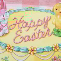 Image 5 of Happy Easter cake plaque 