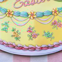 Image 6 of Happy Easter cake plaque 