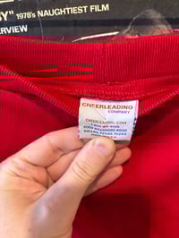 Image 2 of 1990s Red Polyester Cheerleading Company Skirt